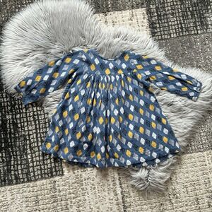 Lali Toddler Girls Cleo Dress Blue Diamond Designer Size 8 ($64)